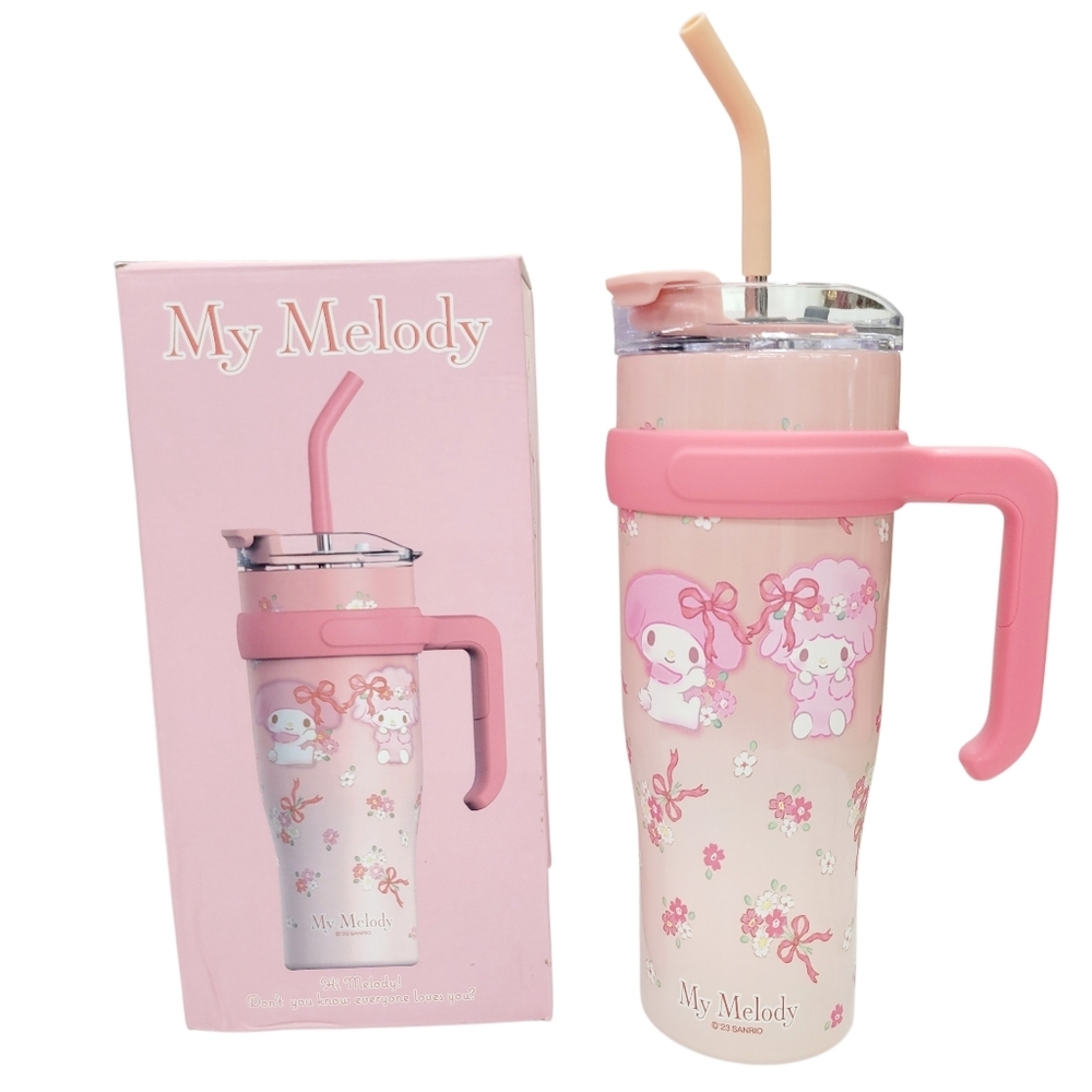 Brand New Sanrio My Melody Water Bottle Tumbler 1.2L